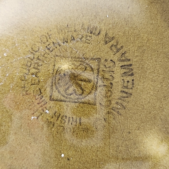 Vintage MCM Irish Celtic Connemara Earthenware Green 6 Inch Side Salad Plate - Picture 3 of 4